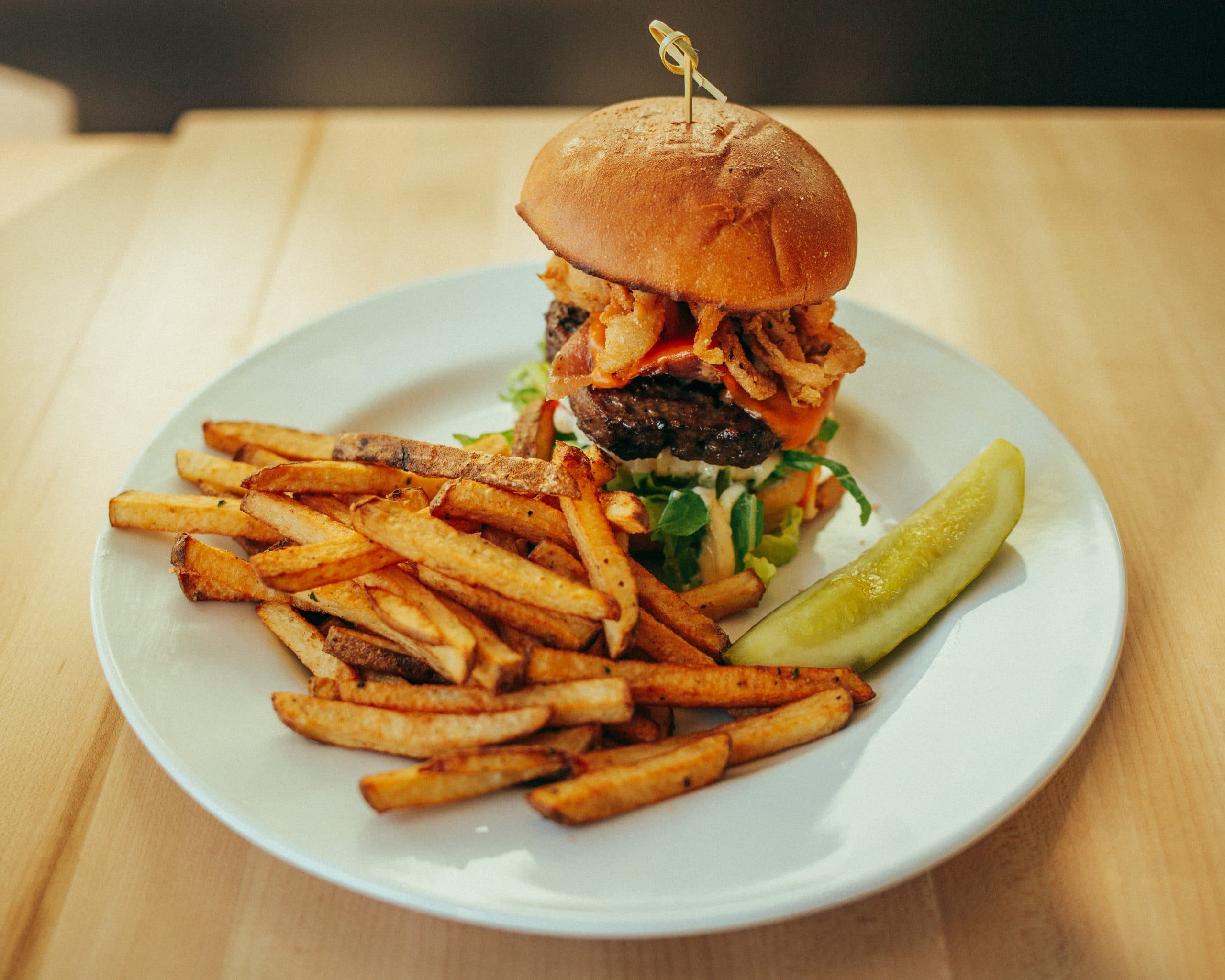 Johnny's Eatery signature burger